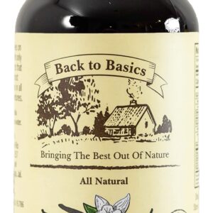 Back to Basics – All Natural - Pure Vanilla Extract – 8 oz – Mexican Vanilla – To Enhance Flavors in Cooking, Baking, and Dessert Making