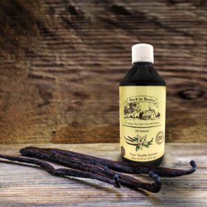 Back to Basics – All Natural - Pure Vanilla Extract – 8 oz – Mexican Vanilla – To Enhance Flavors in Cooking, Baking, and Dessert Making