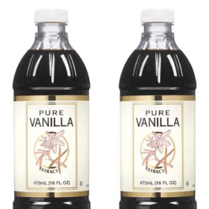 Signature Pure Vanilla Extract, Deep, Rich Flavor and Aroma , Total Net Weight: 16 fl oz (473 ml) - Pack of 2