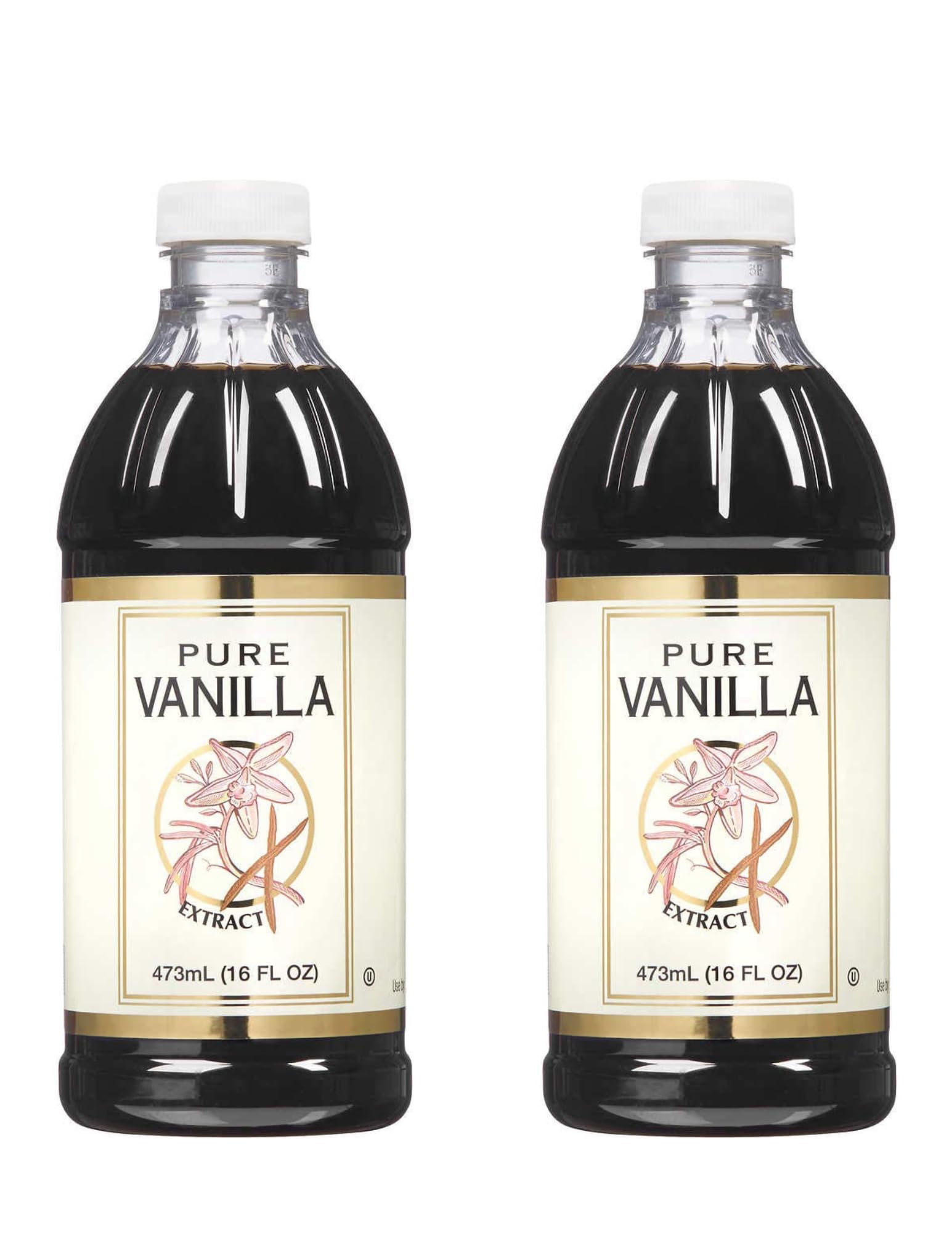 Signature Pure Vanilla Extract, Deep, Rich Flavor and Aroma , Total Net Weight: 16 fl oz (473 ml) - Pack of 2