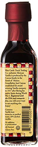 Blue Cattle Truck Trading Co. Traditional Gourmet Mexican Vanilla Extract , Small, 3.3 Ounce