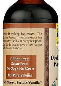 Singing Dog Organic Double Strength Pure Vanilla Extract, 4oz