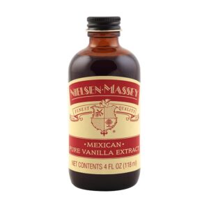 Nielsen-Massey Mexican Pure Vanilla Extract for Baking and Cooking, 4 Ounce Bottle