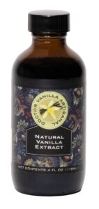 natural vanilla extract (4oz) - bourbon, madagascar, kosher, sugar free, gmo free, gluten free, and additive free