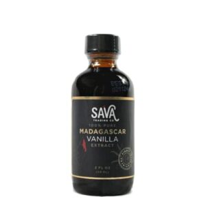 sava madagascar vanilla extract – 100% pure vanilla extract from high-quality madagascar vanilla beans – no sugar added gourmet vanilla extract – baking supplies (2 oz)