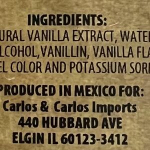 Authentic Clear Mexican Vanilla Totonacs 33.2 Oz (1 liter bottle)