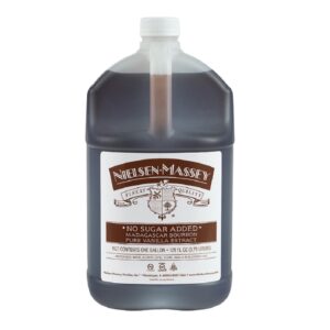 nielsen-massey no sugar added madagascar bourbon pure vanilla extract for baking and cooking, 1 gallon