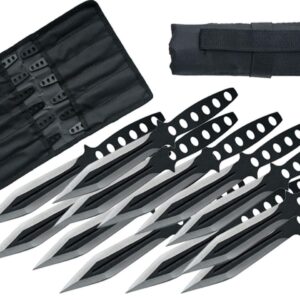 Szco Supplies Black Streak Throwing Knives Set