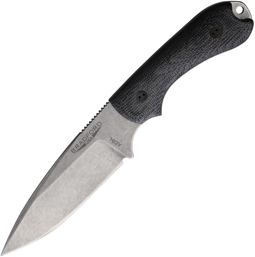 Bradford Knives Guardian 3.2 3D Black Micarta BRAD32FE101A