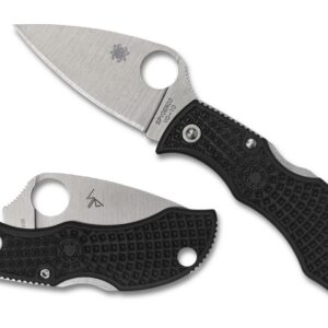 Spyderco Knives Manbug Lightweight MBKLFP Black FRN VG-10 Stainless Pocket Knife