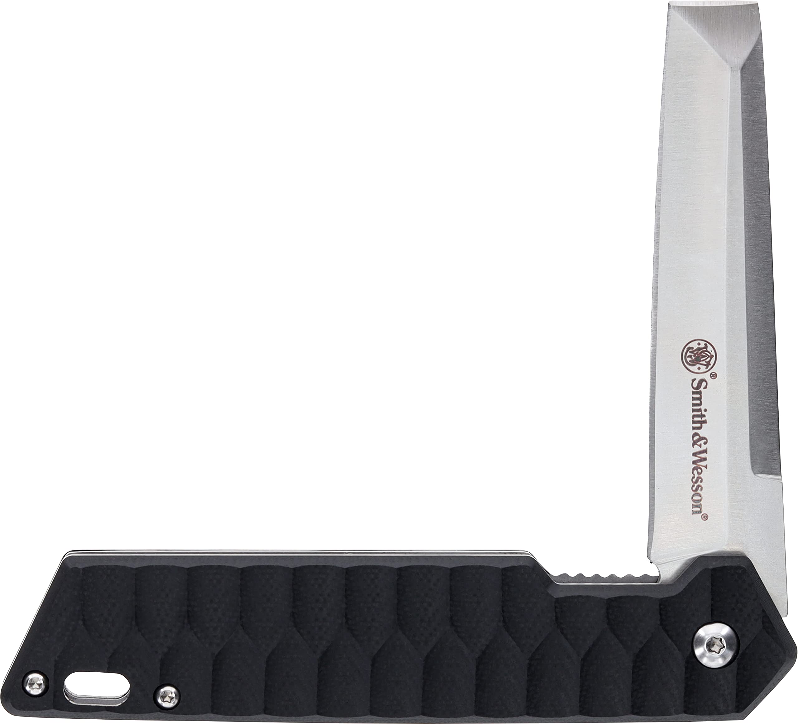 Smith & Wesson 24/7 Folding Cleaver with Chisel Blade and 7.75 Overall Length 3.25 in Blade Length,Black