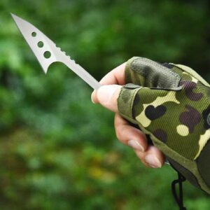 DOHONG Full Tang Hunting Knife, Survival Fishing Camping KNIFE with K Sheath