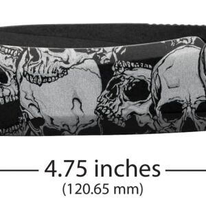 Case xx Knives 2023 Shot Show Kinzua Frame Lock 64645 Skulls Black Aluminum S35VN Pocket Knife