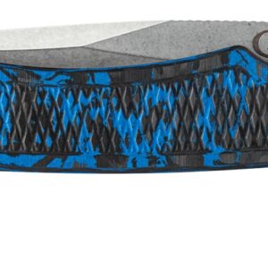 Case xx Knives Marilla Frame Lock 25895 Blue Carbon Fiber and S35VN Stainless Pocket Knife