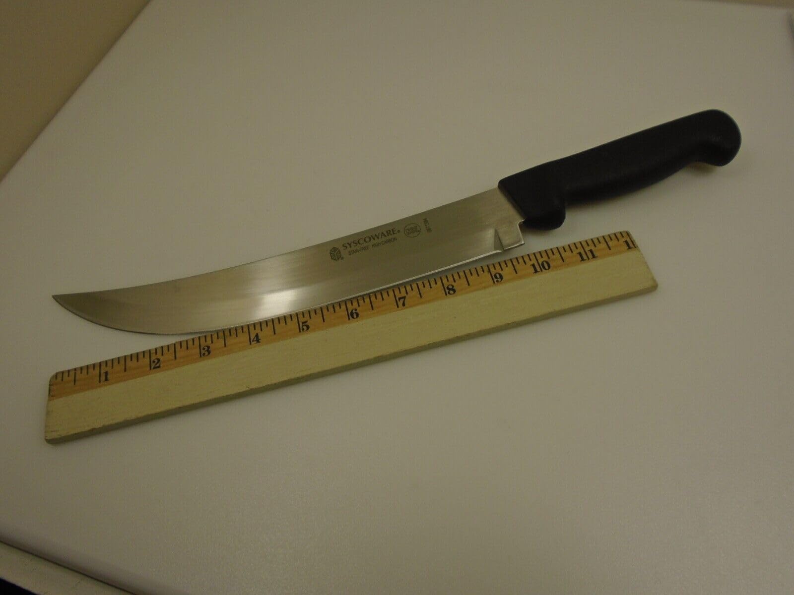 Standard Traditional 10 inch Chefs Cimeter Knife Stiff Stainless Restaurant Kitchen