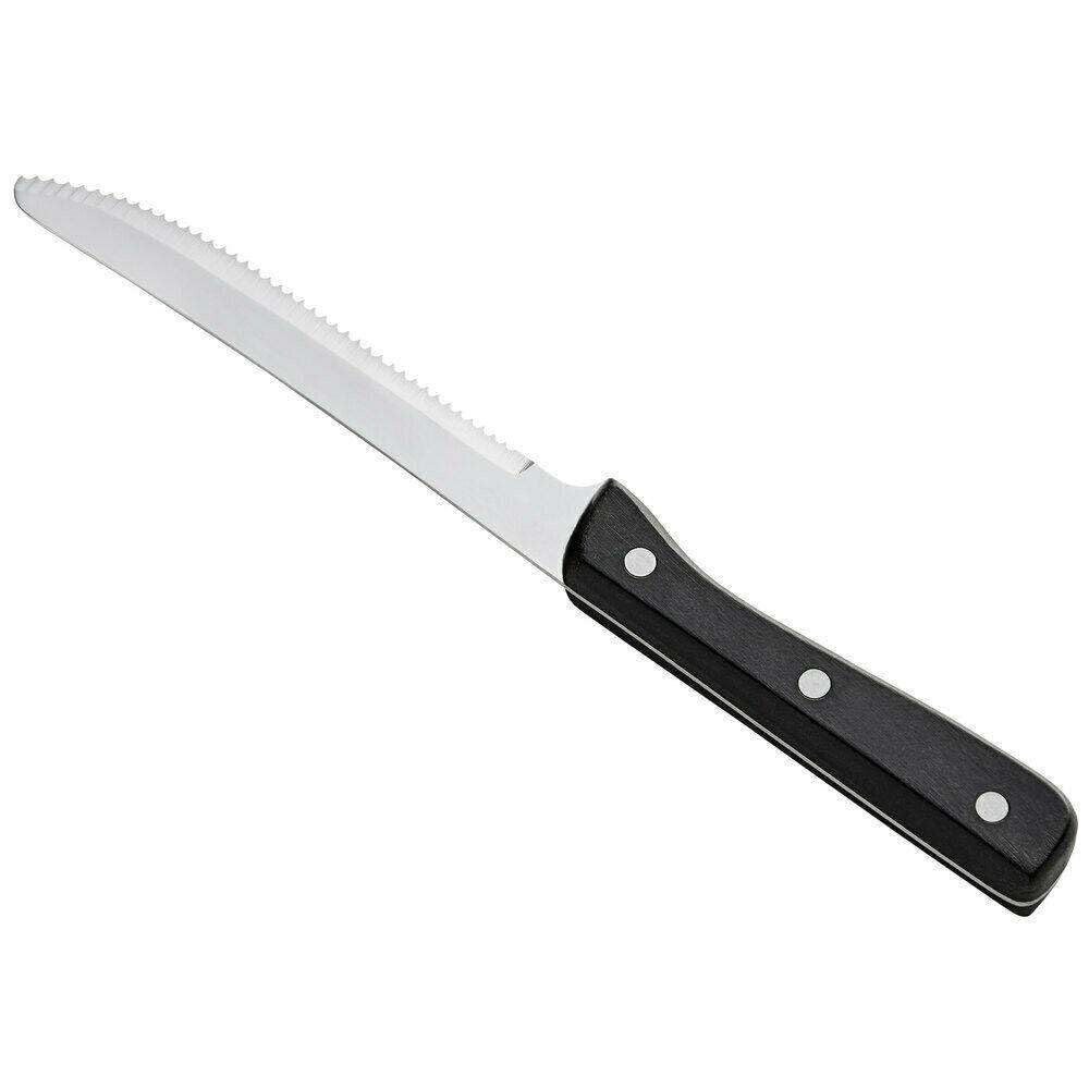 TNHS4 3/4" Steak Knife w/Black Handle 12/case Steak knives Steak knives set Steak knife set Steak knives Kitchen knife set Knife Knives for steak Knife knife set Steak knives stainless steel