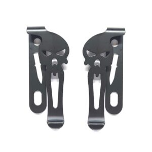 metal spring belt black clip for kydex sheath holster knife sheath clips with screws