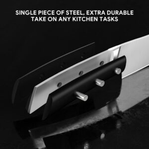 Piklohas Kitchen Knife Set, 3 Piece German High Carbon Stainless Steel Professional Chef Knife, Nakiri Knife, Bird Knife, Razor Sharp Cutting Knife With Forged Ergonomic Handle Elegant Gift Box