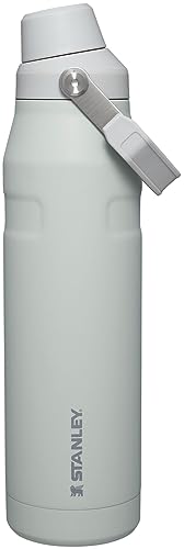 Stanley IceFlow Fast Flow Water Bottle 36 OZ | Angled Spout Lid | Lightweight & Leakproof for Travel & Gym | Insulated Stainless Steel | BPA-Free | Fog Glimmer