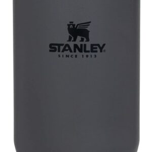 STANLEY IceFlow Stainless Steel Tumbler - Vacuum Insulated Water Bottle for Home, Office or Car Reusable Cup with Straw Leak Resistant Flip Cold for 12 Hours or Iced for 2 Days, Charcoal, 30OZ