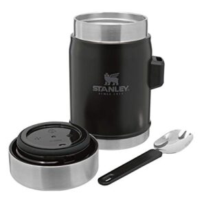 Stanley Leakproof-Dishwasher Safe, Stainless Steel, Matte Black, 0.4L