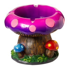 Magical Mushroom 6" Wide Stashbox and Ashtray