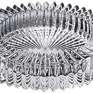 BEST PRODUCT Glass Ashtray/Candy Dish - for Home OR Office - Smoke Collectible Tribal Decoration - (Round) Asymmetrical (6", New Asymmetrical)