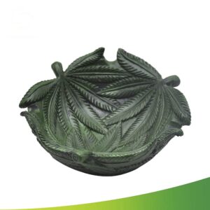 Resin Ashtray Features a Beautifully Crafted Leaf Design Inspired by the Iconic Symbol of the a Plant and is Perfect for Looking for a Unique and Stylish Smoking Accessory