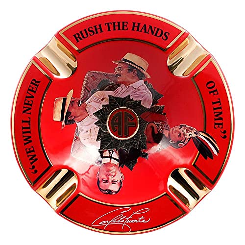 Limited Edition Large 9 inch Arturo Fuente Porcelain Cigar Ashtray Red
