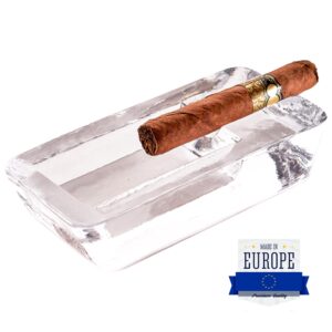 the buybox cigar ashtray big ashtrays for cigarettes outdoors large heavy glass for patio/outdoors/cigars ash tray large giant luxury premium cigarette ashtrays for outdoor party restaurant & pool