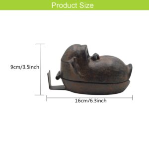 YIMIFLA Cigar Ashtrays, Big Monkey Cigar Ashtrays for Outdoor Patio Indoor Home Decor Garden Cast Iron, Best Gift for Smokers Men and Women