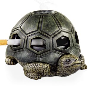 leses ashtray for cigarettes outdoor ashtrays with lid cute turtle ash tray for home office garden porch decor gift for dad father