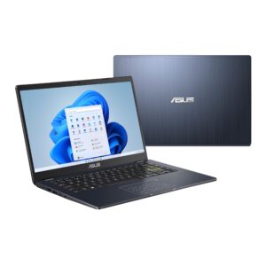 ASUS Vivobook Go 14 L410 Ultra Thin Laptop, 14â€ FHD Display, Intel Celeron N4020 Processor, 4GB RAM, 64GB eMMC, NumberPad, Windows 11 Home in S Mode, 1 Year Microsoft 365, Star Black, L410MA-AH02