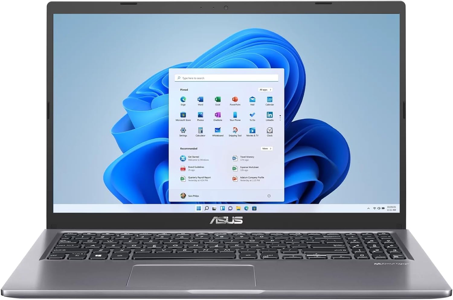 ASUS Vivobook 15 Laptop, 15.6" FHD Touchscreen, Intel Core i5-1135G7, 12GB RAM, 1TB PCIe SSD, Webcam, Wi-Fi 5, Numeric Keypad, Windows 11 Home, Grey + Accessories