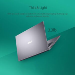 asus VivoBook 14 Slim Laptop Computer, 14" IPS FHD Display, Intel Core i3-1115G4 Processor, 20GB DDR4 RAM, 1TB PCIe SSD, Backlit Keyboard, hdmFingerprint Reader, HDMI, Windows 11 Home S, Slate Grey