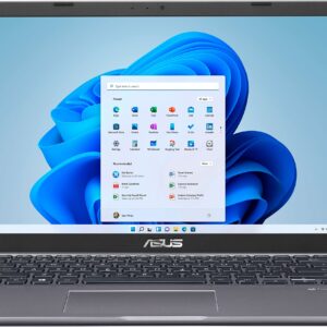 ASUS Vivobook 14 Thin and Light Slate Grey Laptop 14.0" HD Display (AMD Ryzen 3 3250U, 12GB RAM, 256GB PCIe SSD, AMD Radeon, USB Type-C, WiFi 5, BT 5, Webcam, Win 11 Home S-Mode) w/DKZ USB Hub