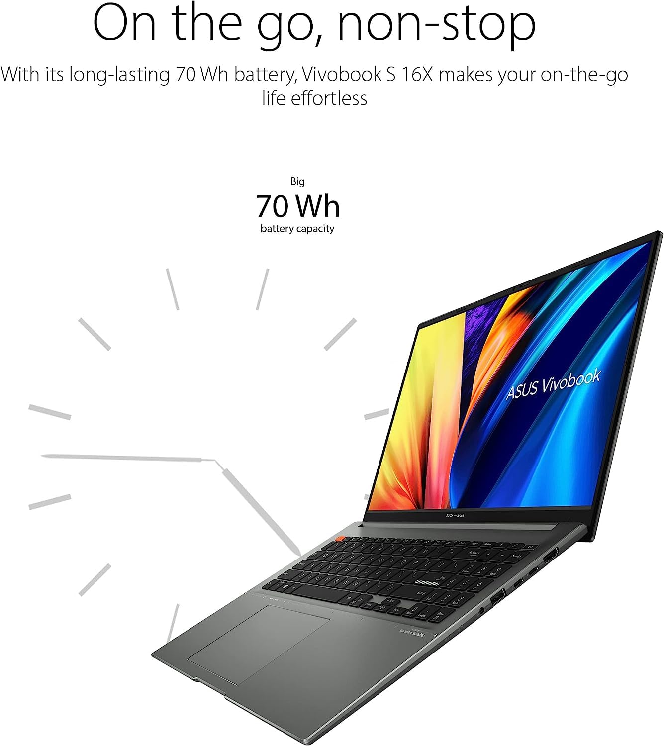 ASUS 2023 Vivobook S15 15.6” 3K OLED Laptop 14-Core Intel Core i7-12700H Iris Xe Graphics 16GB DDR4 1TB NVMe SSD 2xThunderbolt4 WIFI AX Webcam HDMI2.1 Backlit KB Fingerprint Windows 11 Pro w/RE USB