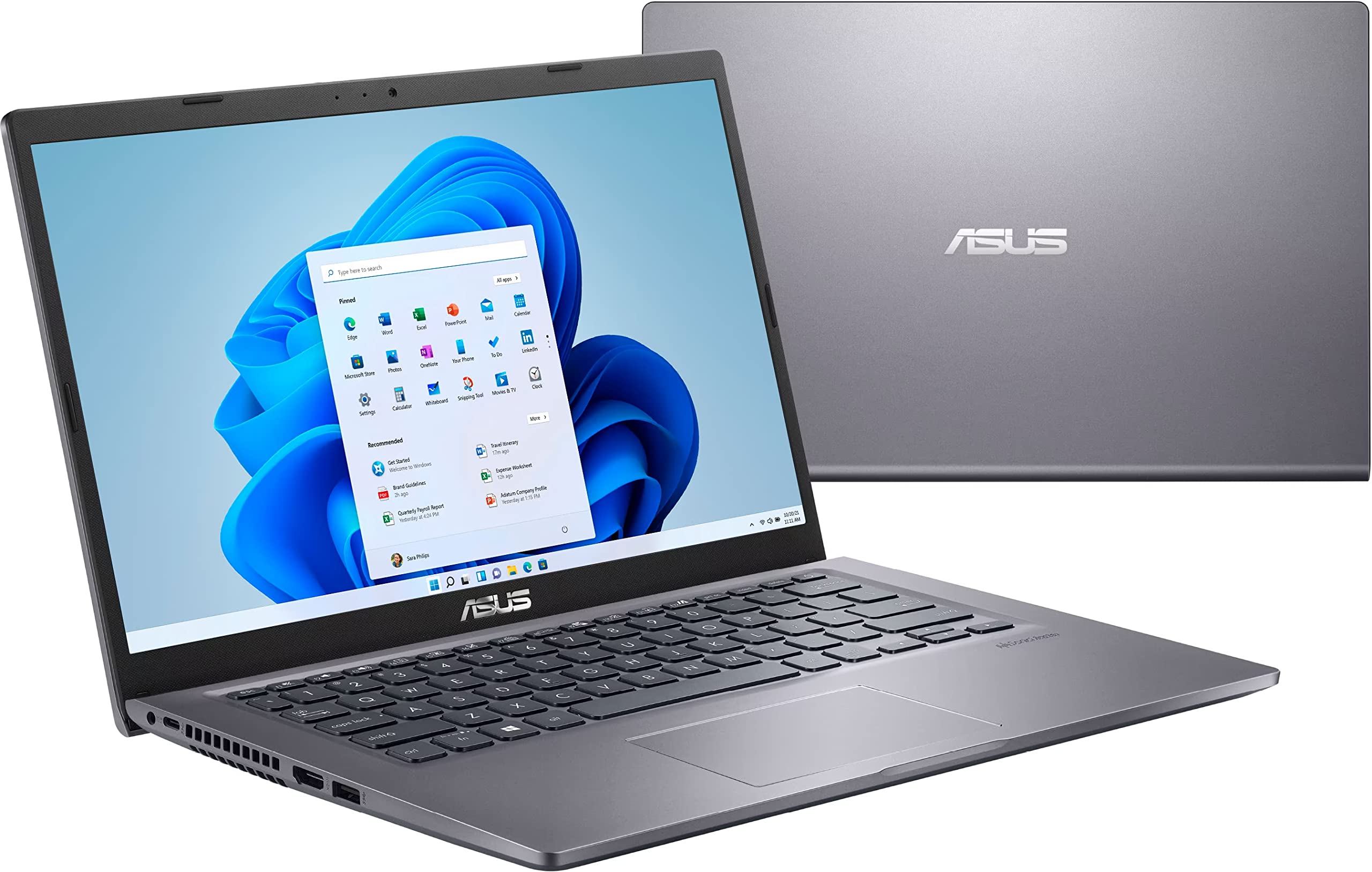 2022 Newest ASUS Vivobook 14 Thin and Light Laptop 14.0" 60Hz HD LED Backlit Display (AMD Ryzen 3 3250U 2-Core, 8GB RAM, 128GB SSD, AMD Radeon, WiFi 5, BT 5, Webcam, Win 11 Home S-Mode) with Hub