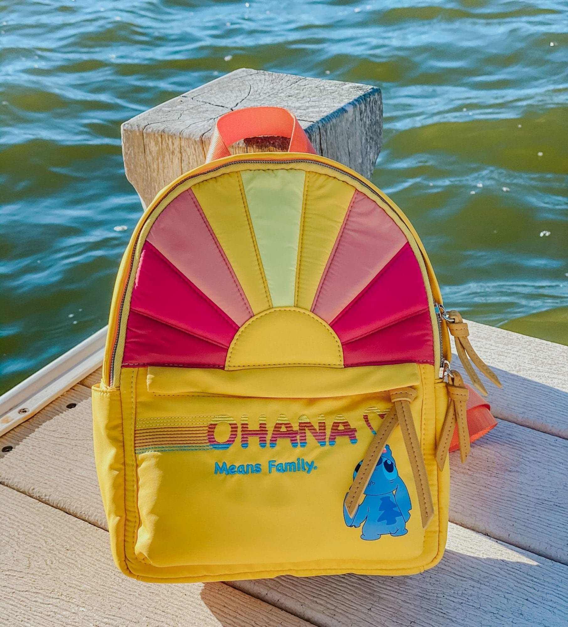 Danielle Nicole x Disney Lilo & Stitch Ohana Rainbow Backpack