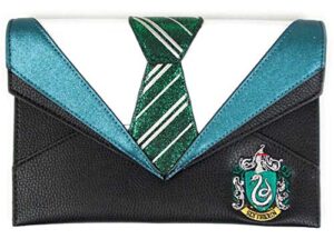 danielle nicole harry potter slytherin uniform clutch bag