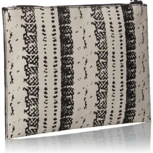 Danielle Nicole Zelie Clutch, Snake Print, One Size