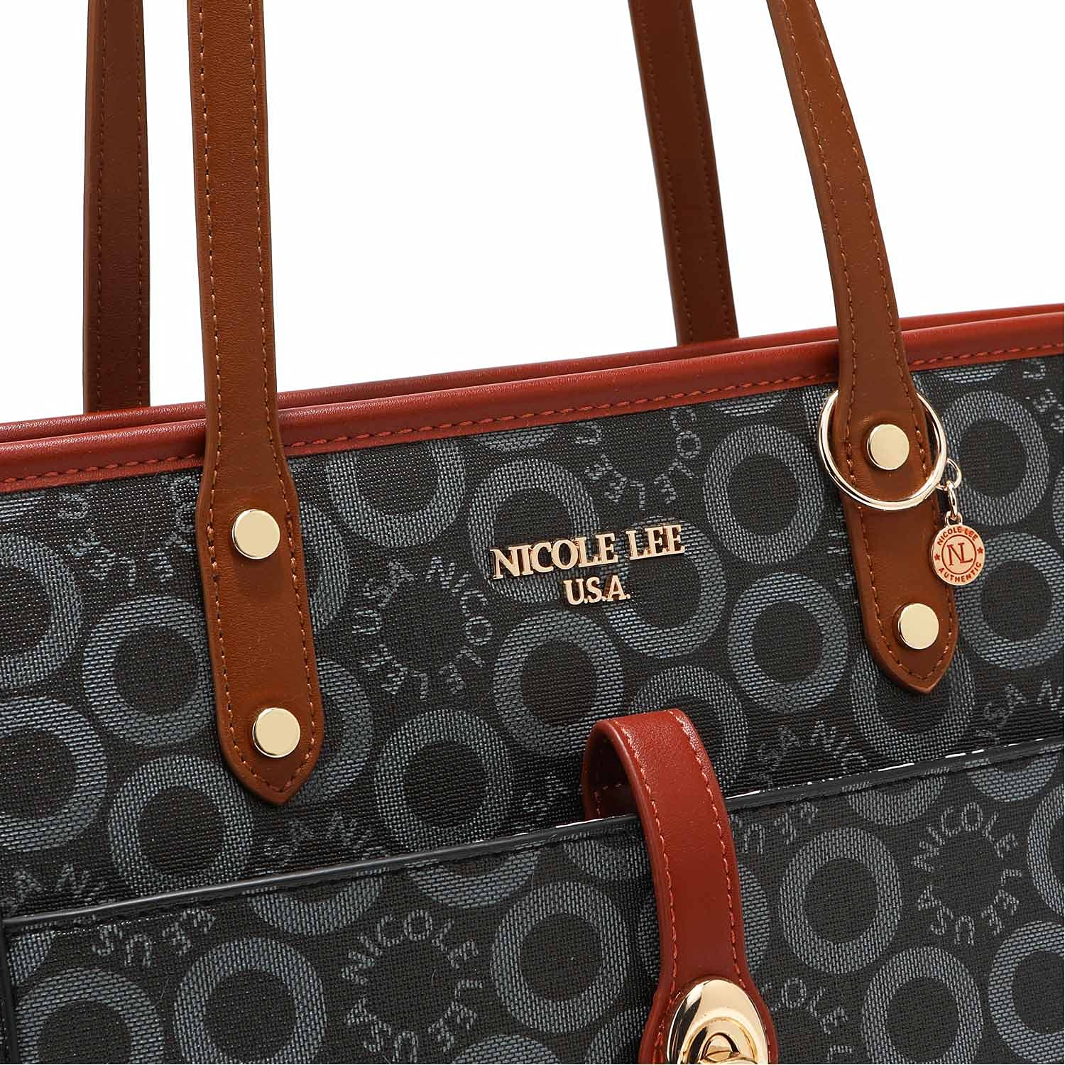 Nicole Lee Small World Shopper (SMALL WORLD (BLACK))