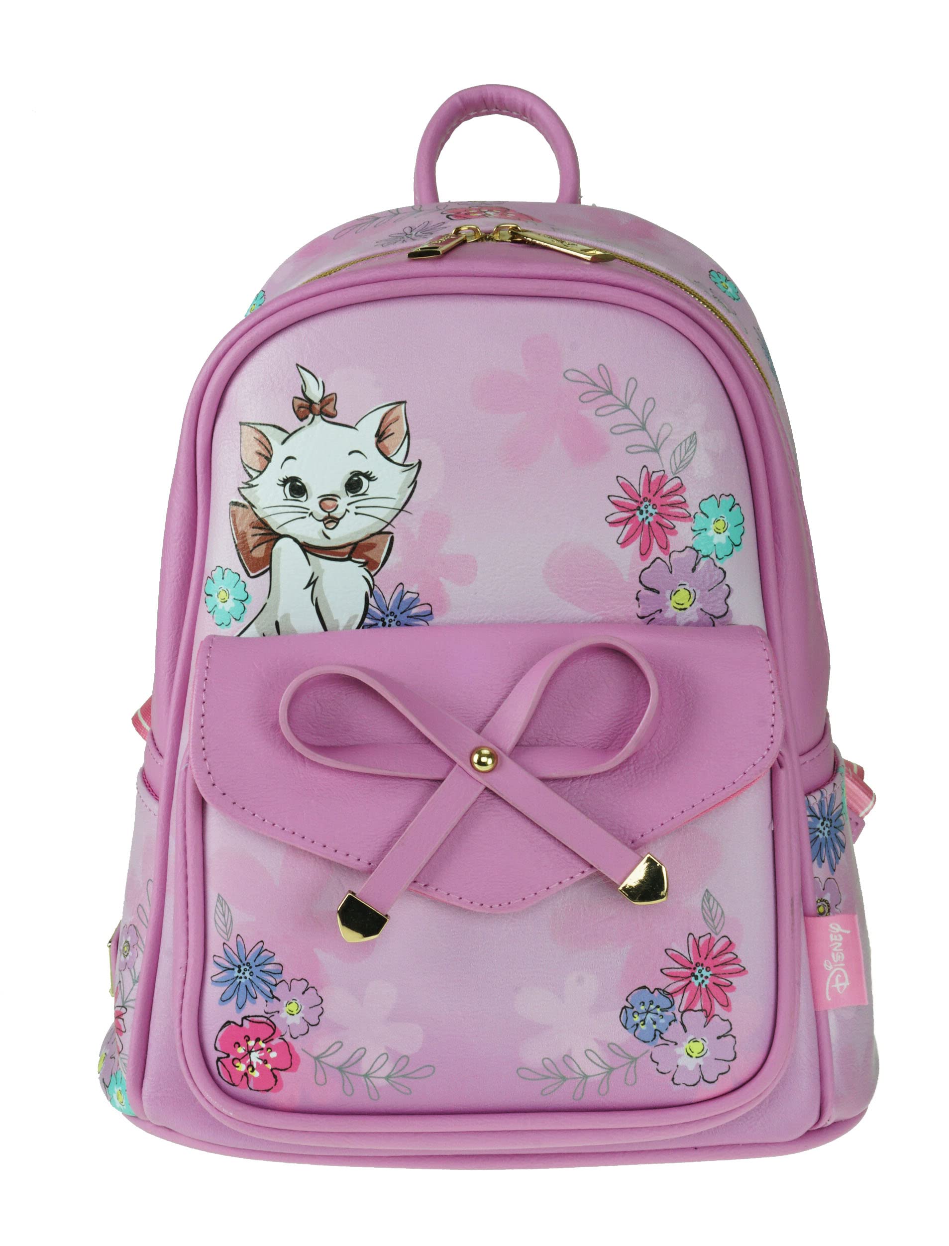 KBNL Aristocats - Marie 11inches Vegan Leather Mini Backpack A21726, Multicoloured,Medium