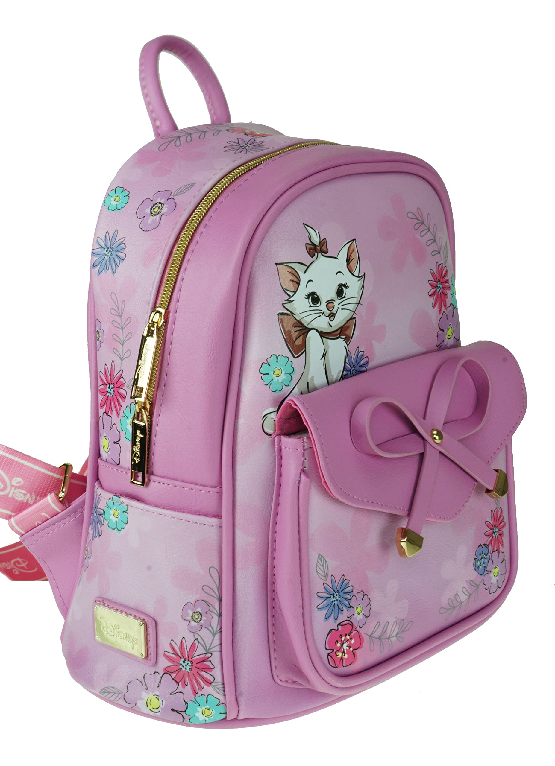 KBNL Aristocats - Marie 11inches Vegan Leather Mini Backpack A21726, Multicoloured,Medium