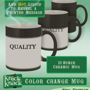 Knick Knack Gifts #nicoles - 11oz Colored Handle and Rim Coffee Mug, Black