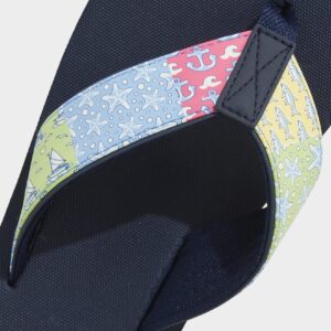 vineyard vines Boy's 25th Anniversary Classic Foam Flip Flop, Patchwork, 10 Toddler