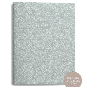 Southworth Premium Journal Set (3pk), 6.5”x 8.5”, Ethereal Geometrics (3 Coordinating Designs), Premium 28lb/105gsm Paper, Flex Journals, 32 Ruled Sheets/64 Pages Per Journal (91071)