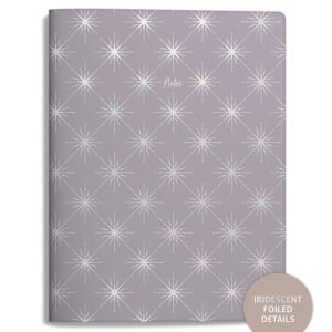 Southworth Premium Journal Set (3pk), 6.5”x 8.5”, Ethereal Geometrics (3 Coordinating Designs), Premium 28lb/105gsm Paper, Flex Journals, 32 Ruled Sheets/64 Pages Per Journal (91071)