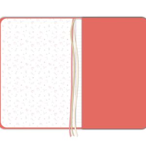 Southworth Medium Case Bound Journal, 5.5" x 8.25", Boho Mystical Pink, Premium 28 lb/105 gsm Paper, 160 Lined Sheets (91388)