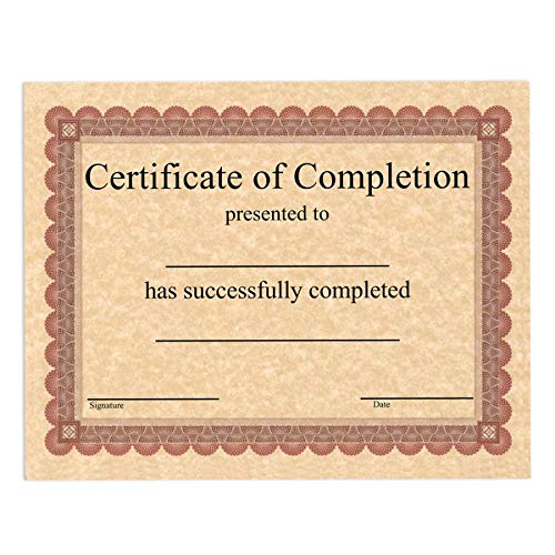 Southworth® Foil-Enhanced Parchment Certificates, 8 1/2" x 11", 24 lb, Copper/Red/Brown, Pack of 25